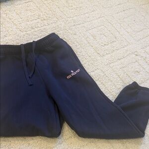 Pink Palm Puff joggers